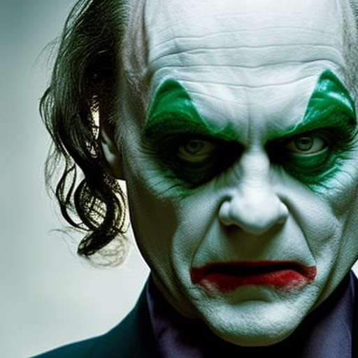 Brad Dourif as The Joker - AI Generated Artwork - NightCafe Creator