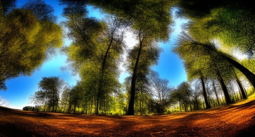 wide angle landscape