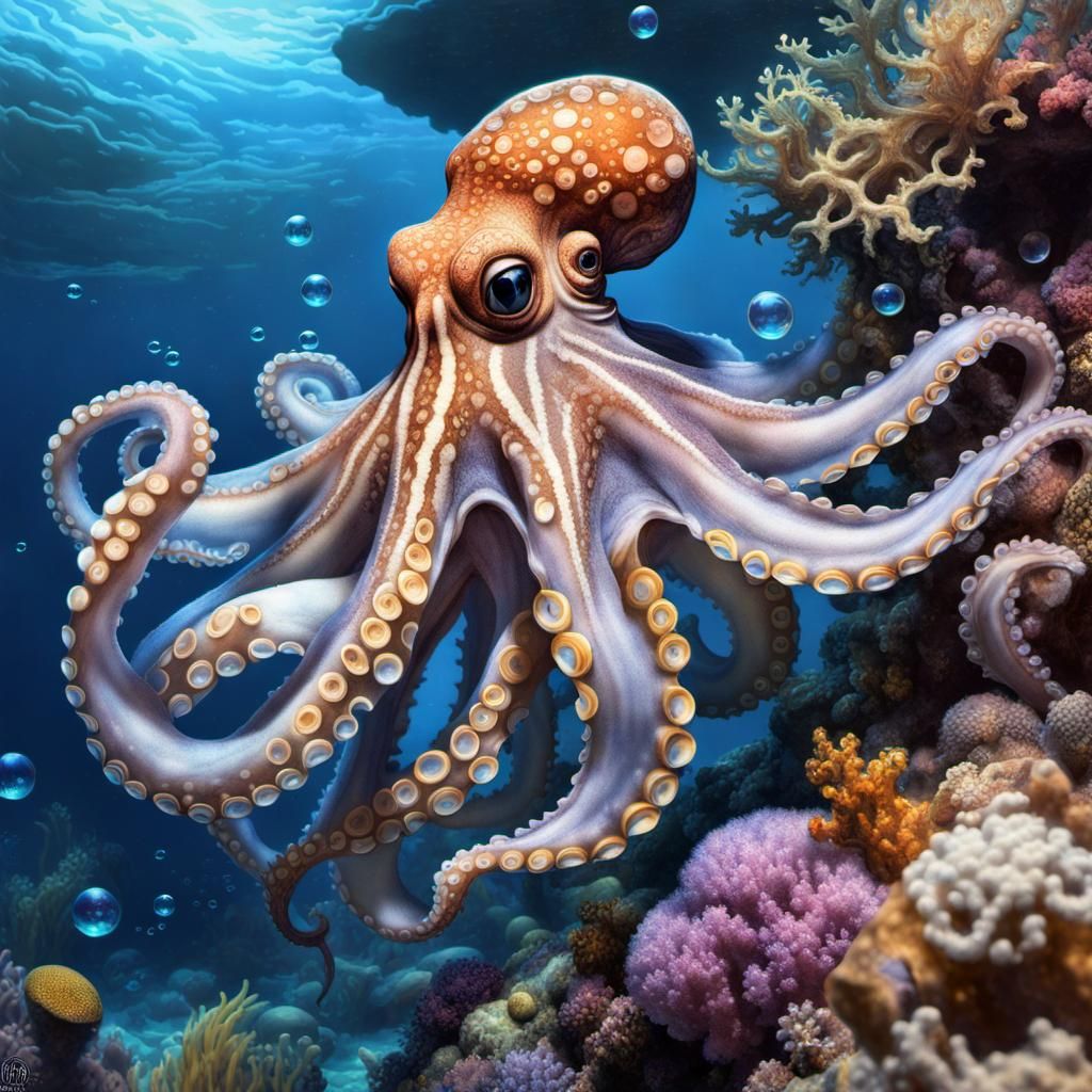 Octopus - AI Generated Artwork - NightCafe Creator