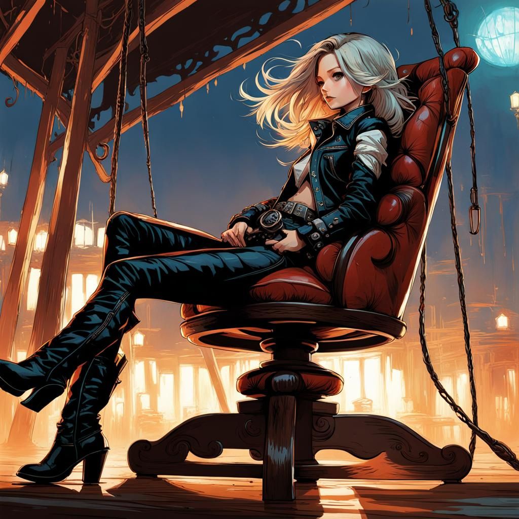 Relaxed Cowgirl