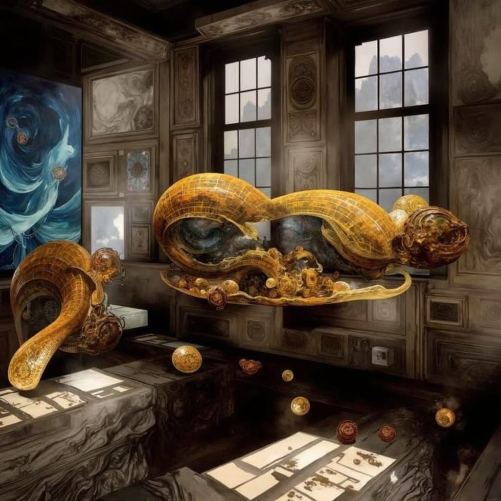 Balsa wood and lacquered parchment