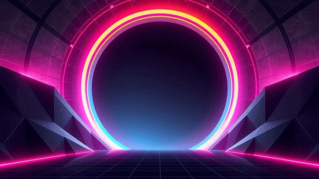 modern geometric dark wallpaper