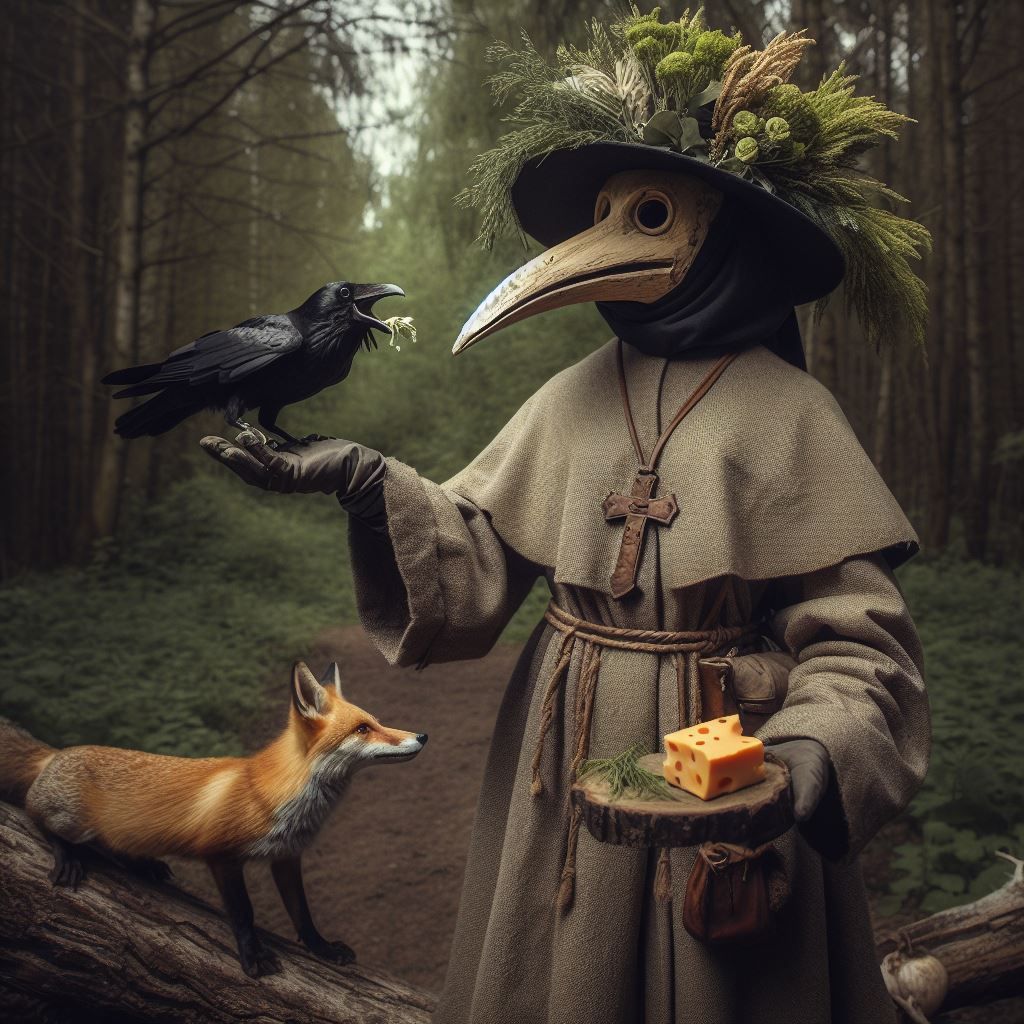 The Crow and the Fox, La Fontaine