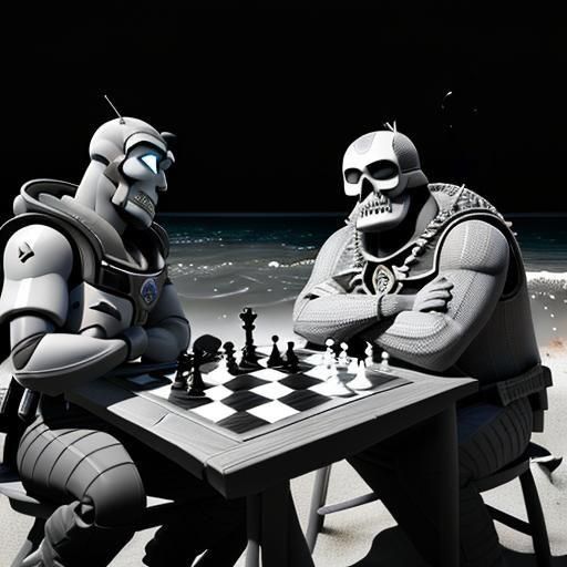 Ingmar Bergman's "The Seventh Seal", Pixar version. "To Oblivion and beyond!"