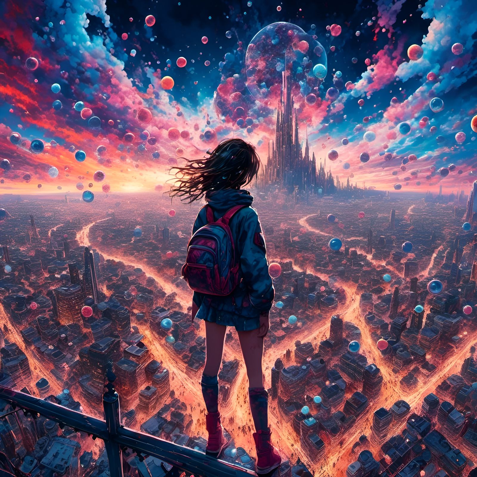 at the edge AI Generated Artwork NightCafe Creator