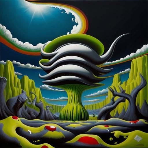 Anything Surreal And Abstract. Matte Oil Painting By The Best 