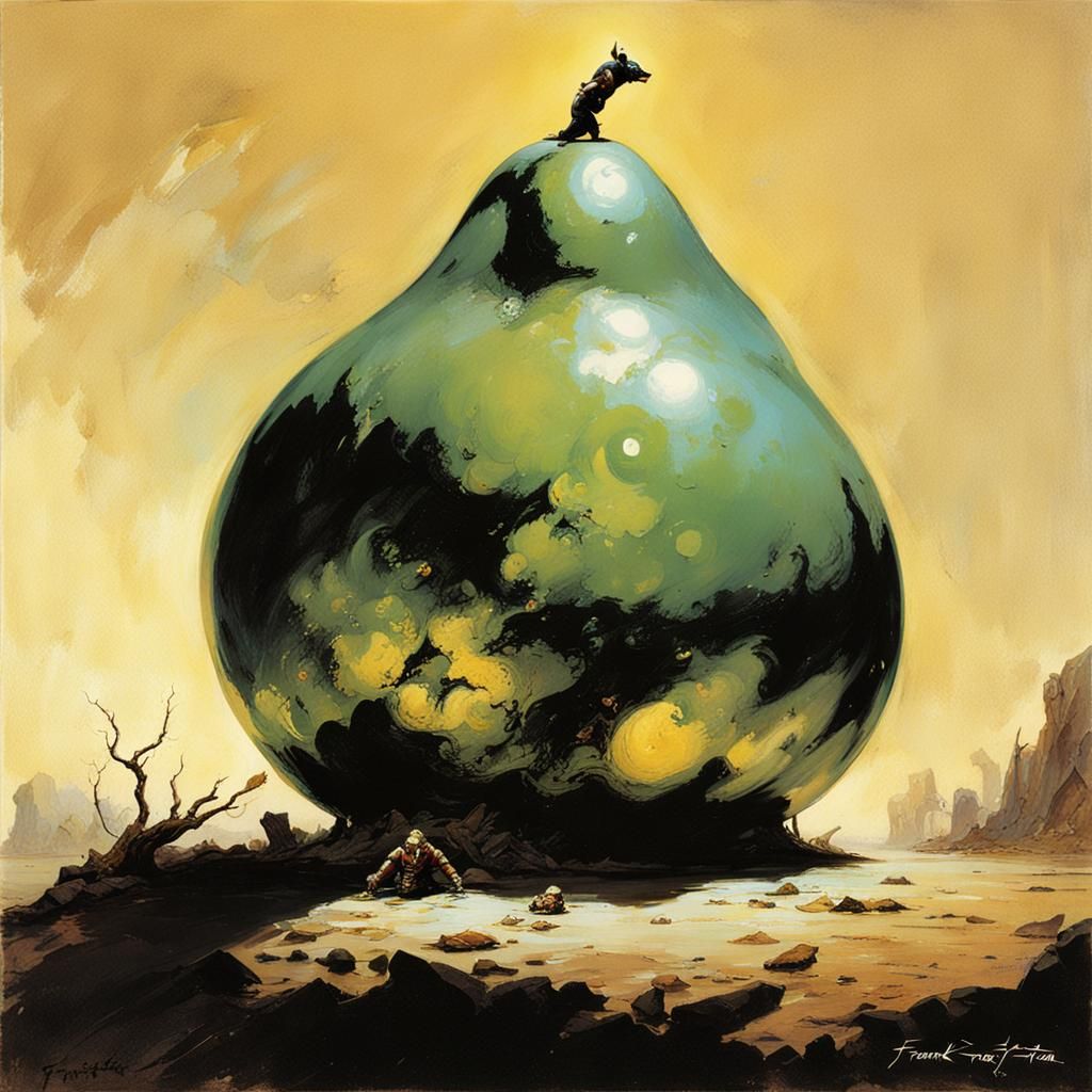 Glass pear 2