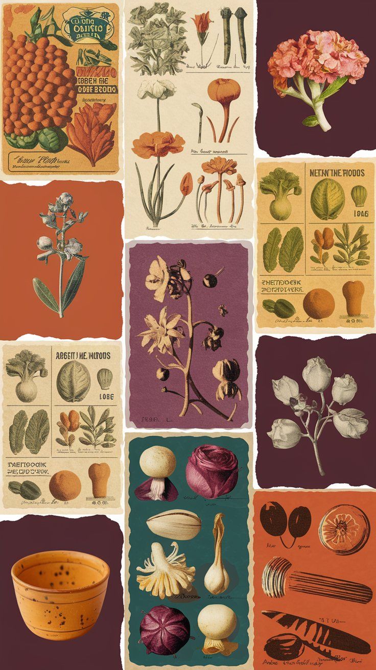 vintage botanical poster