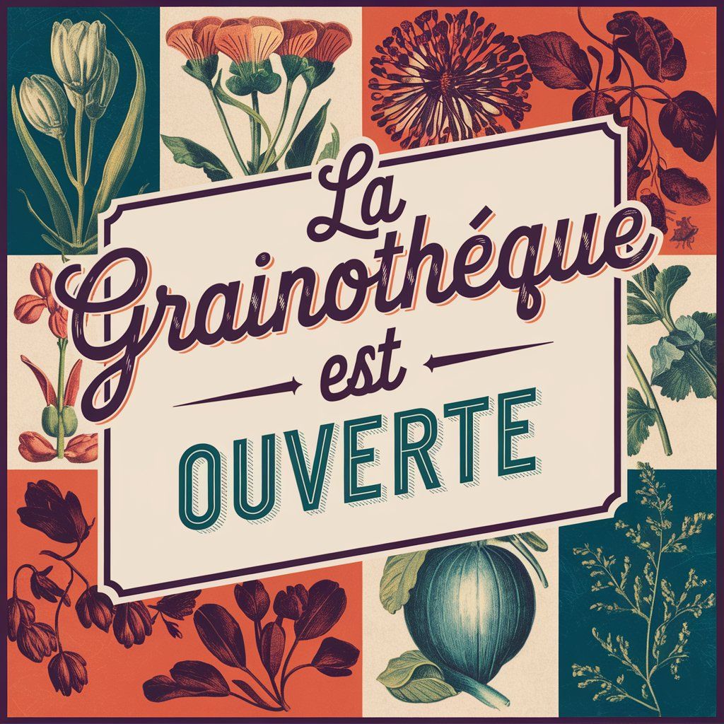 vintage botanical poster