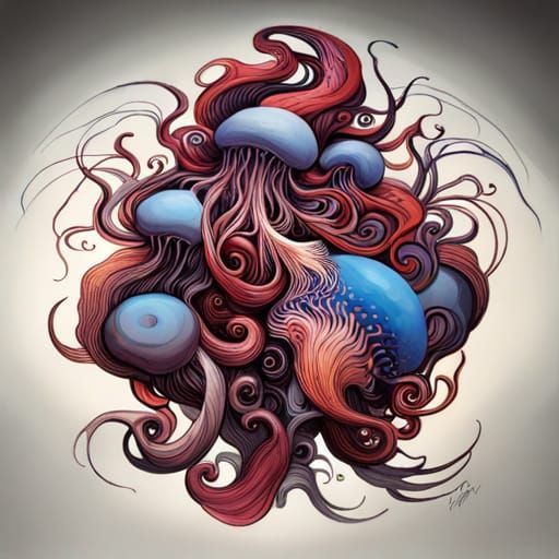nesting jellyfish