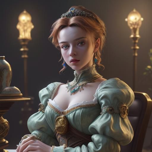 Milica highly detailed elegant extremely detailed fantasy bright studio