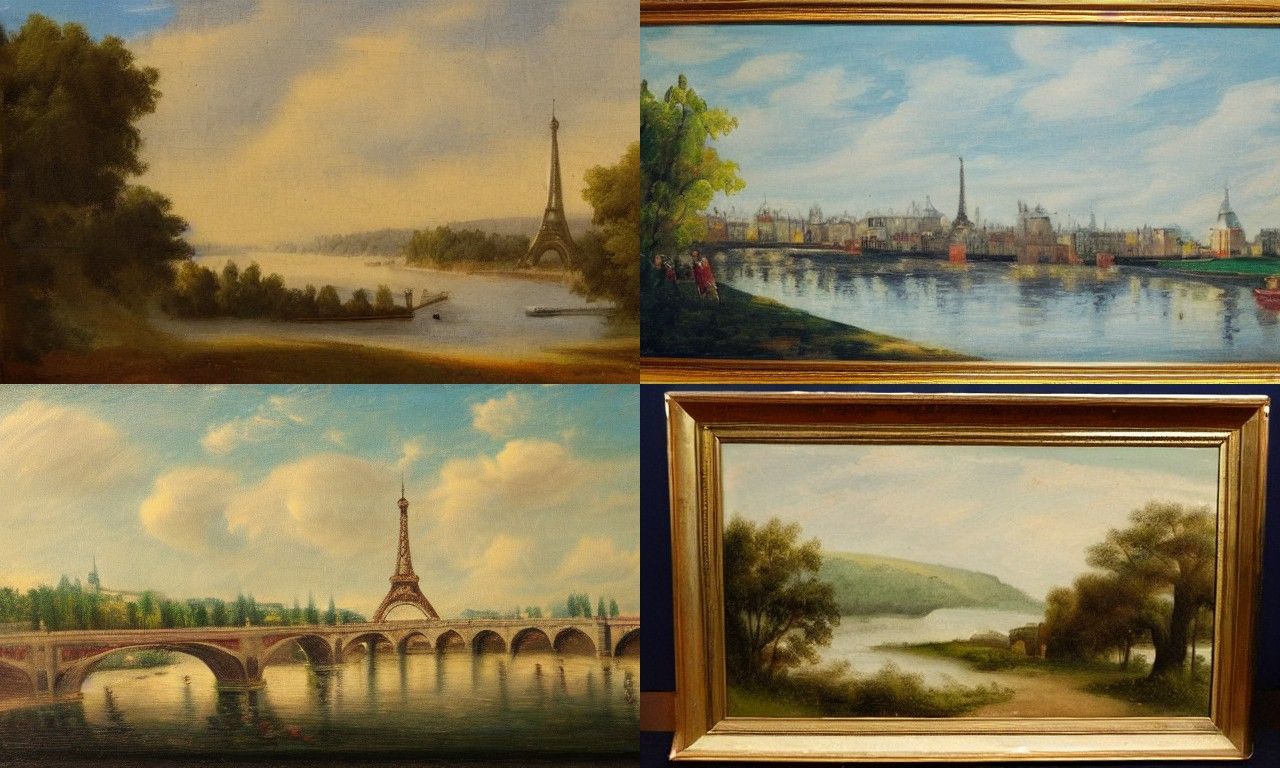 Landscape in the style of Paris School