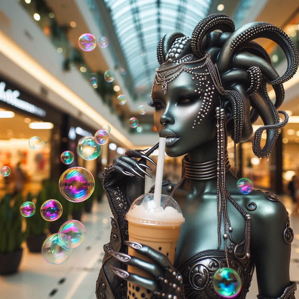 Bubbletea in the shopping mall