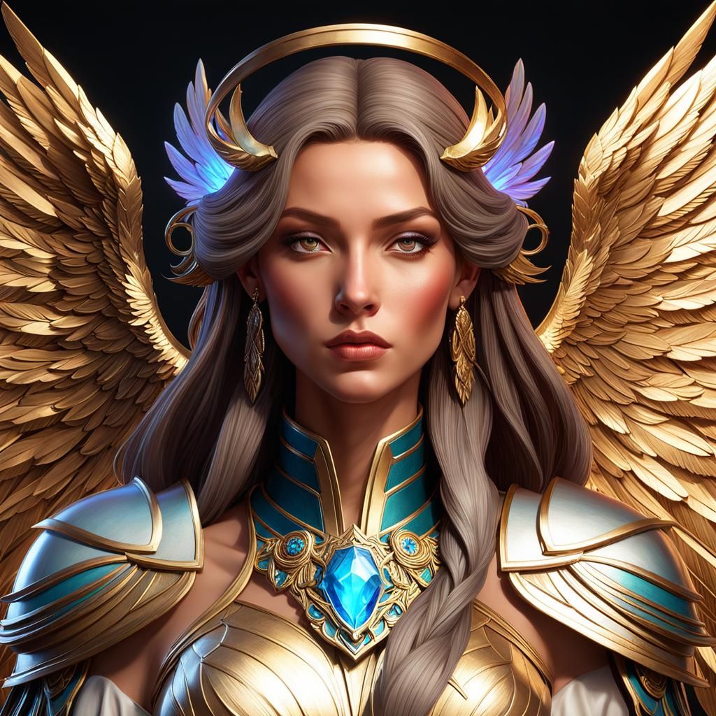 Barachiel, Archangel and Chief of the Guardian Angels, she is the ...