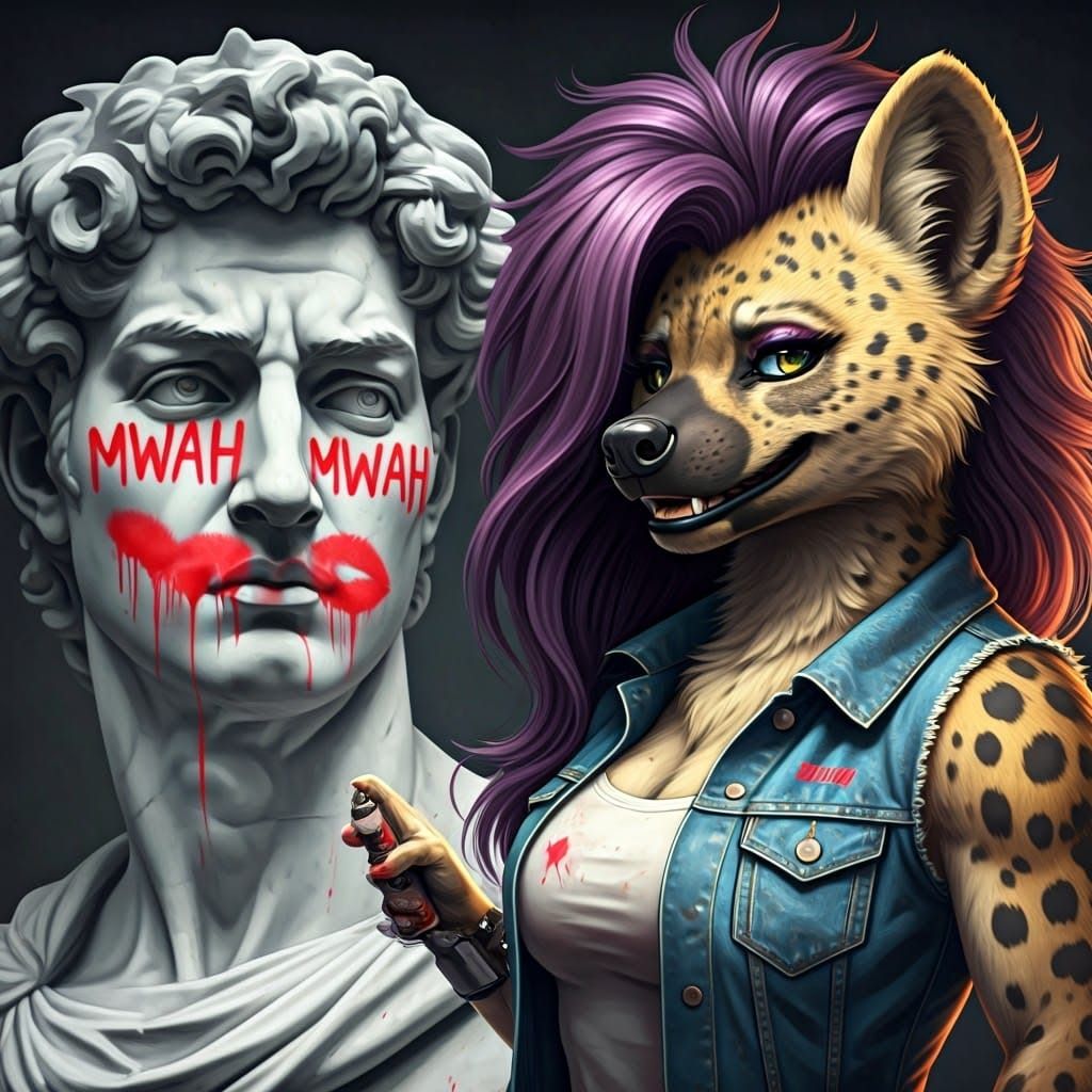 Italian God of Mischief Unveiled in Vibrant Red