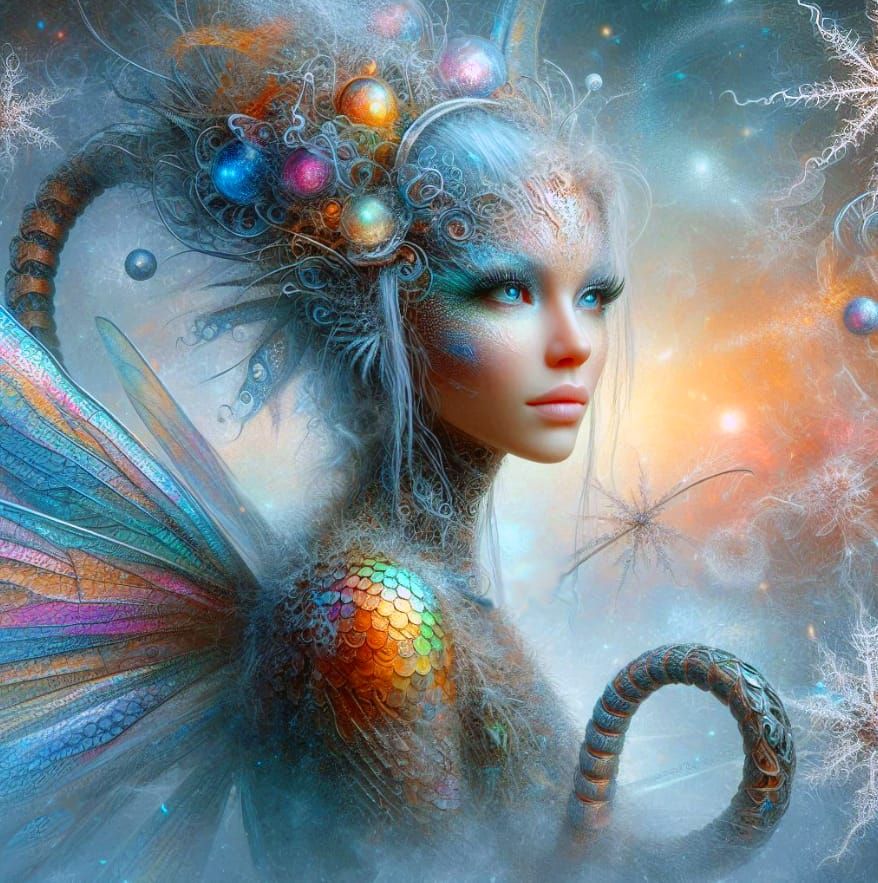 Dragonfly lady