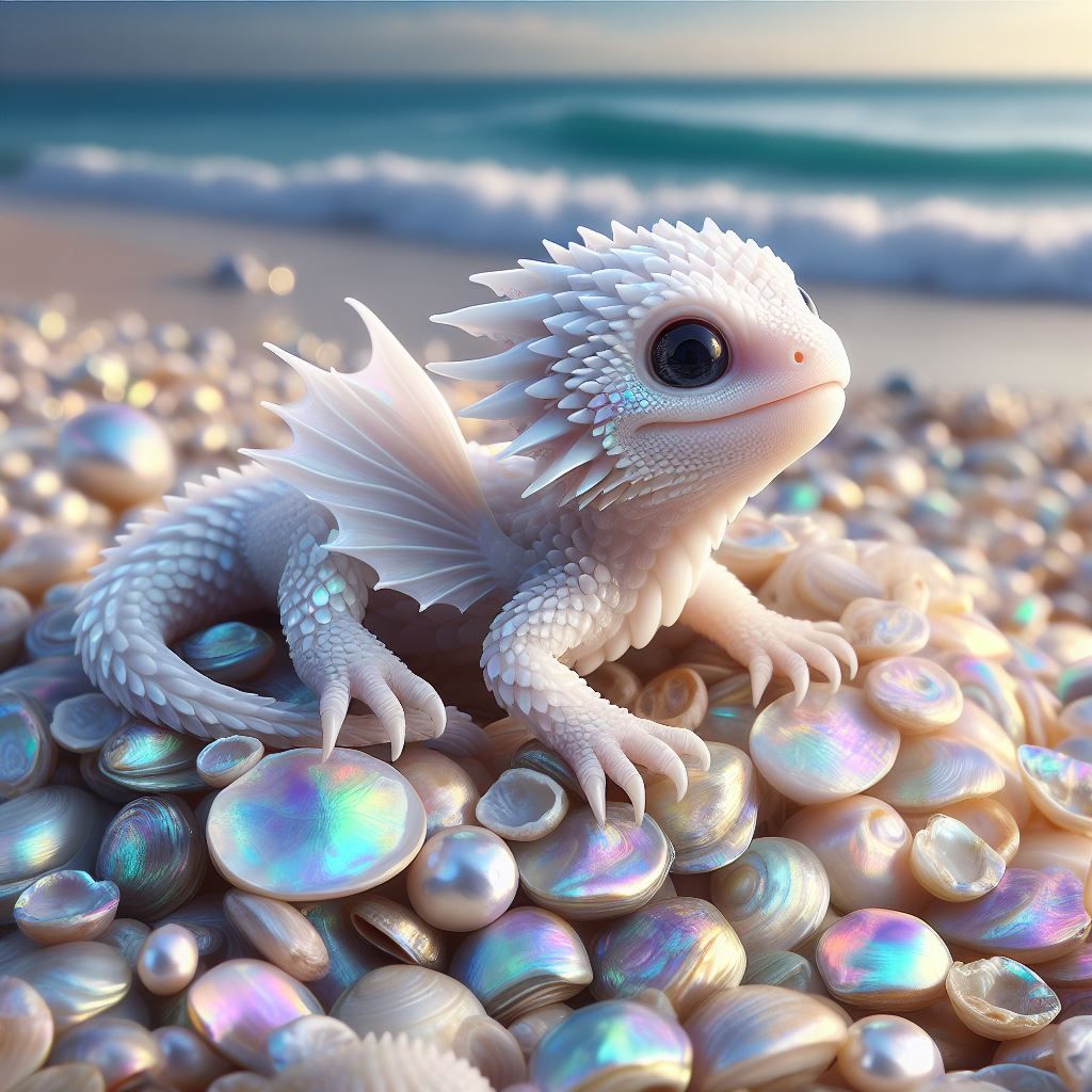 cute baby dragon  by @Nadine