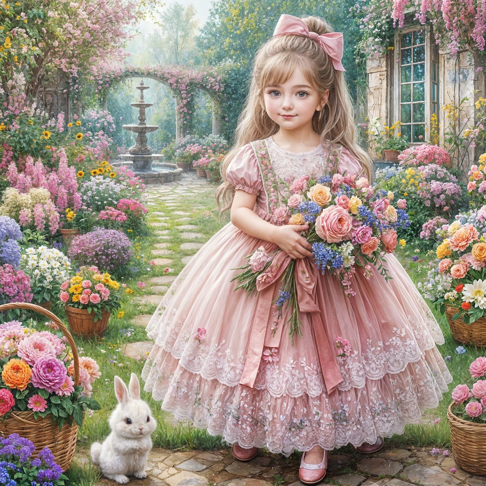 Girl going to a party