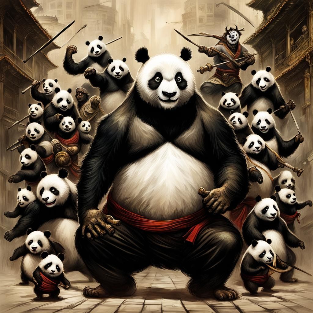 Multi Clone Panda Jutsu