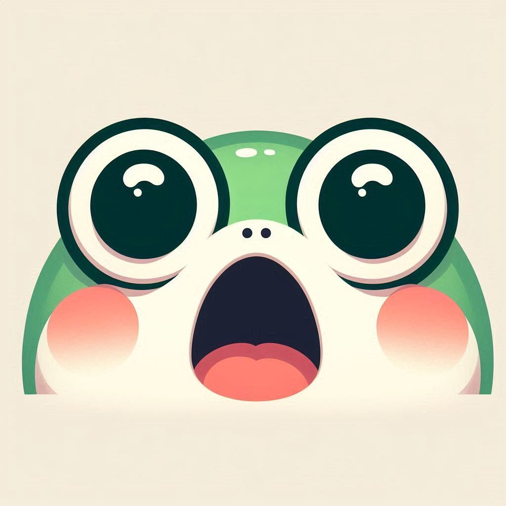 Surprised Frog