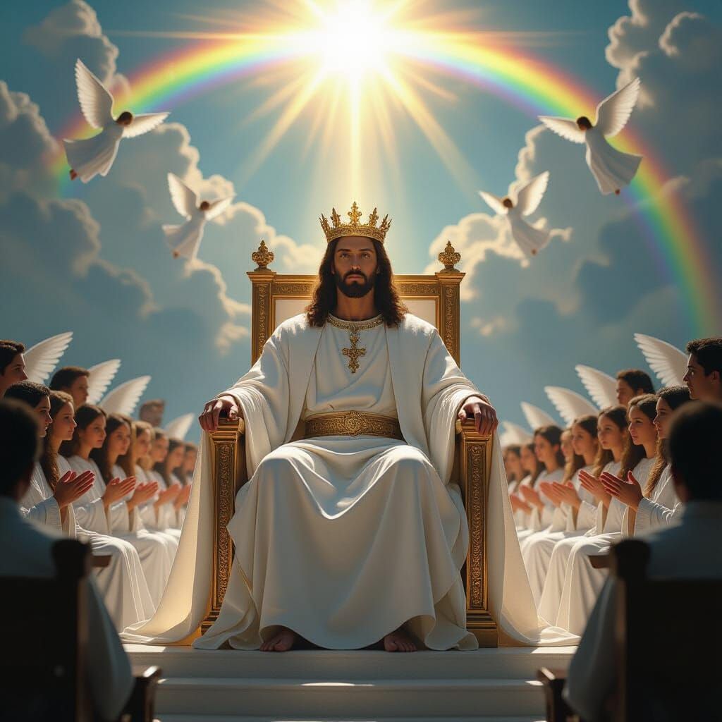 A breathtaking vision of the glorified Lord Jesus Christ in Heaven