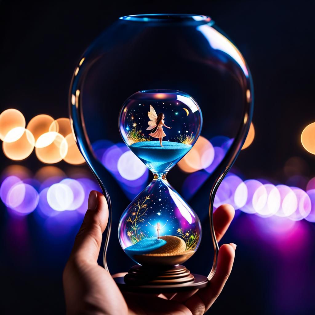 Fairy in a Hourglass