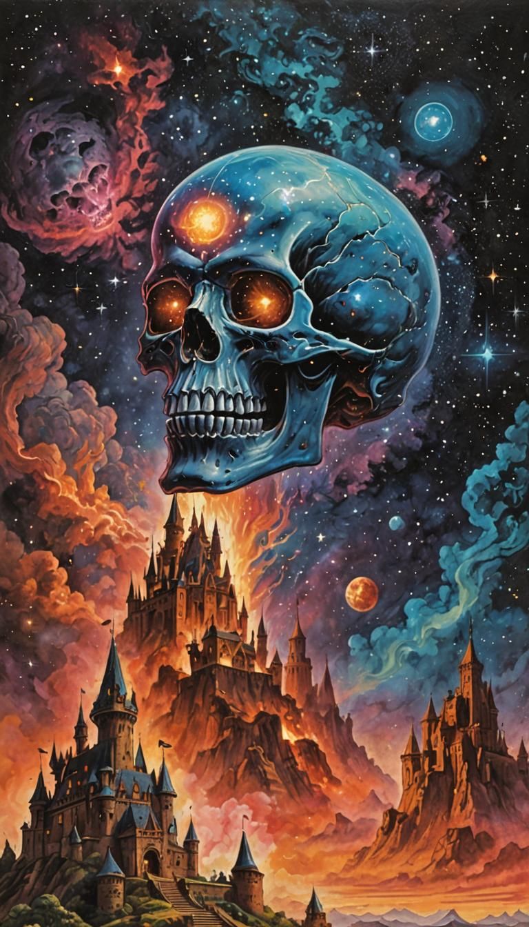 Cosmic Skull Castle: 1970s Fantasy Art