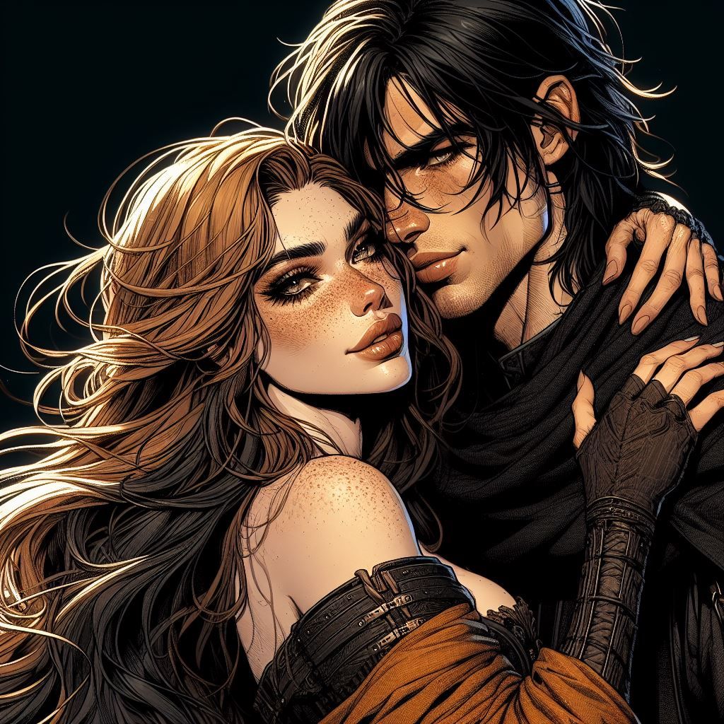 Burnt Orange and Black