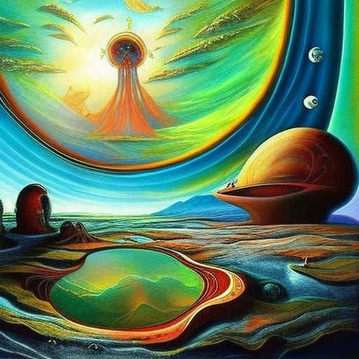 Horizons Through the Looking Glass AI Generated Artwork NightCafe