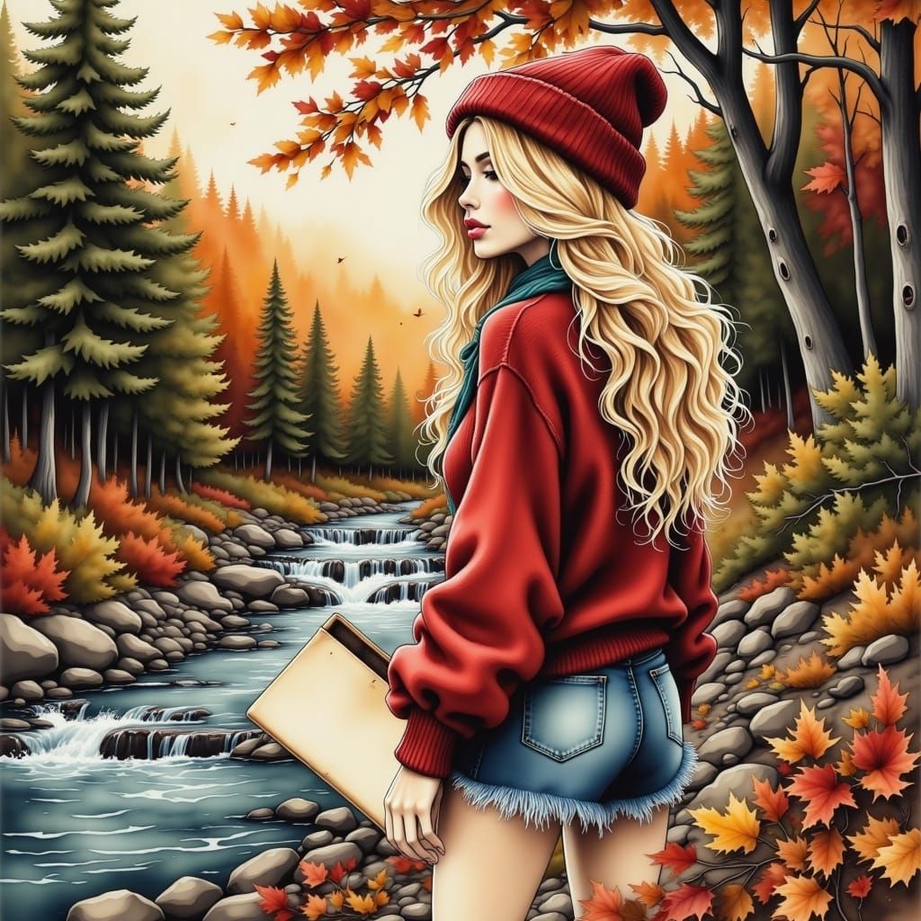 <lora:Ink illustration:1.0> 