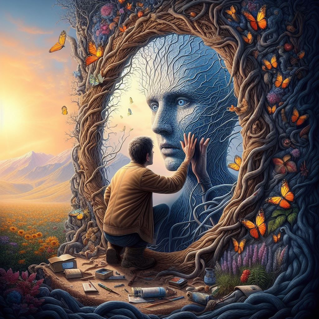 Poème de Paul Eluard Je n’ai pas pu percer Le mur de mon miroir Il m’a fallu apprendre Mot par mot la vie Comme on oubli...