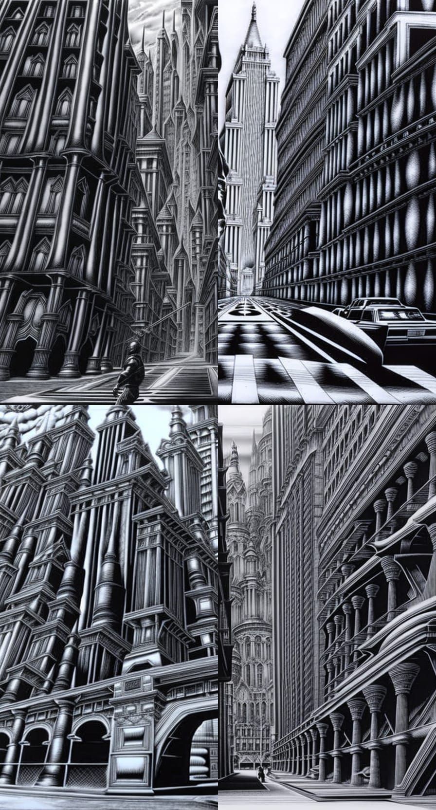 Epic black and white sketch comic book scene,with a floating...