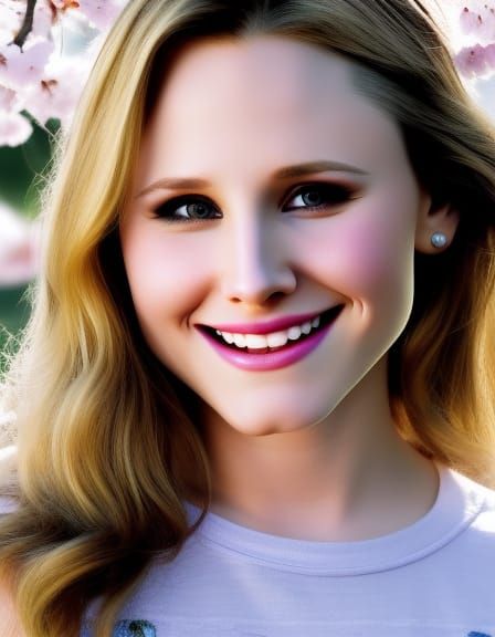 Kristen Bell - AI Generated Artwork - NightCafe Creator