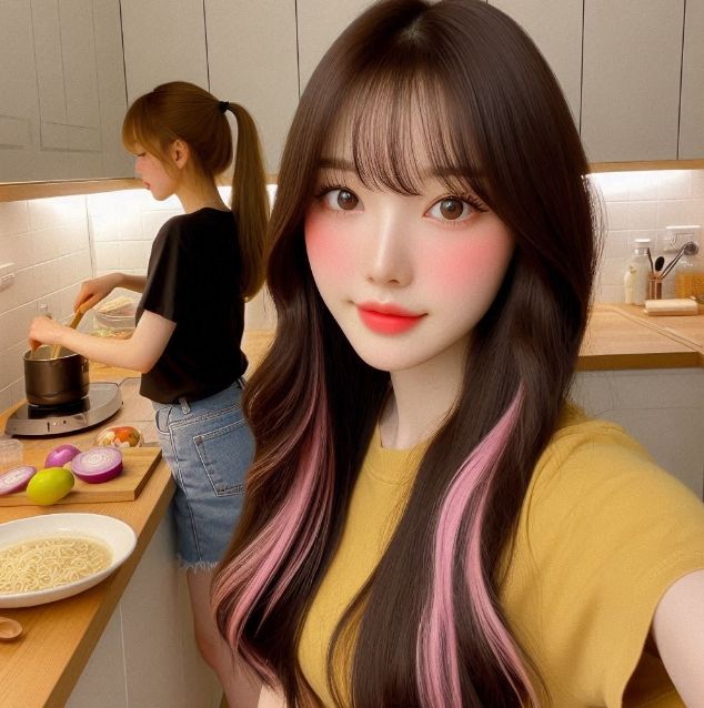 making dinner at mi jin's house~~ <3