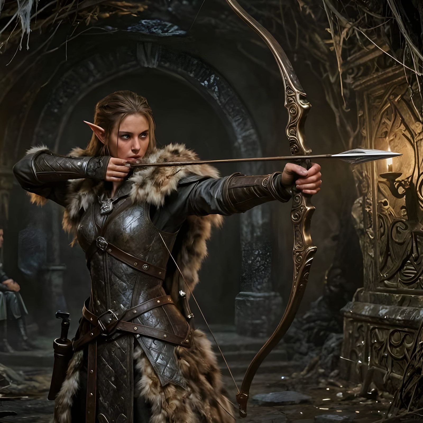 Elven Archer  by @Maechryne 