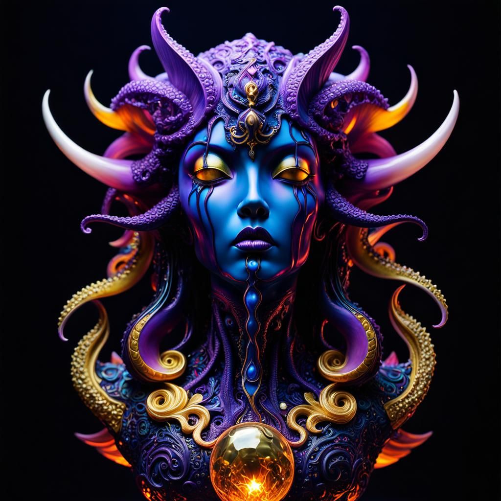 Slaanesh Venus Cthulhu Idol - AI Generated Artwork - NightCafe Creator