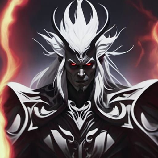 Evil male Druid wizard