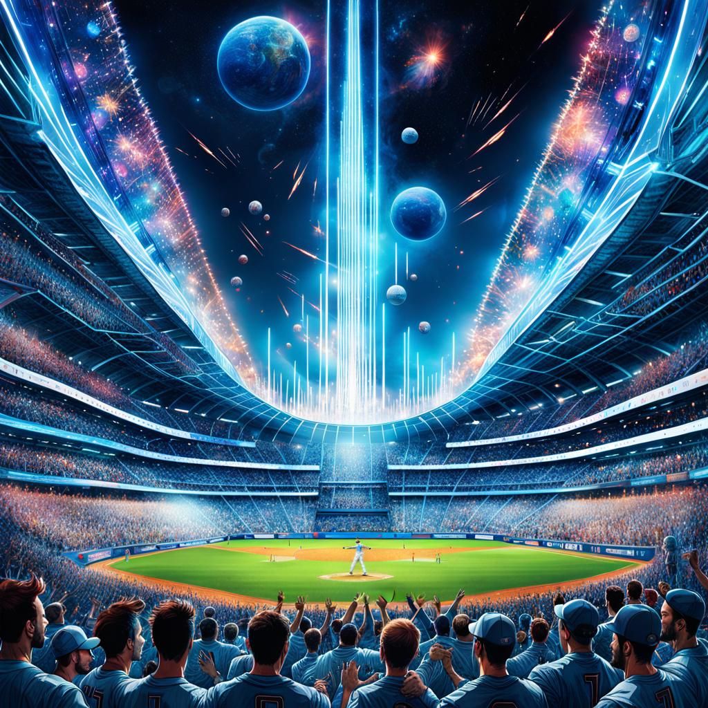 Intergalactic Baseball Game - The Celebration   by @Vampayaz76