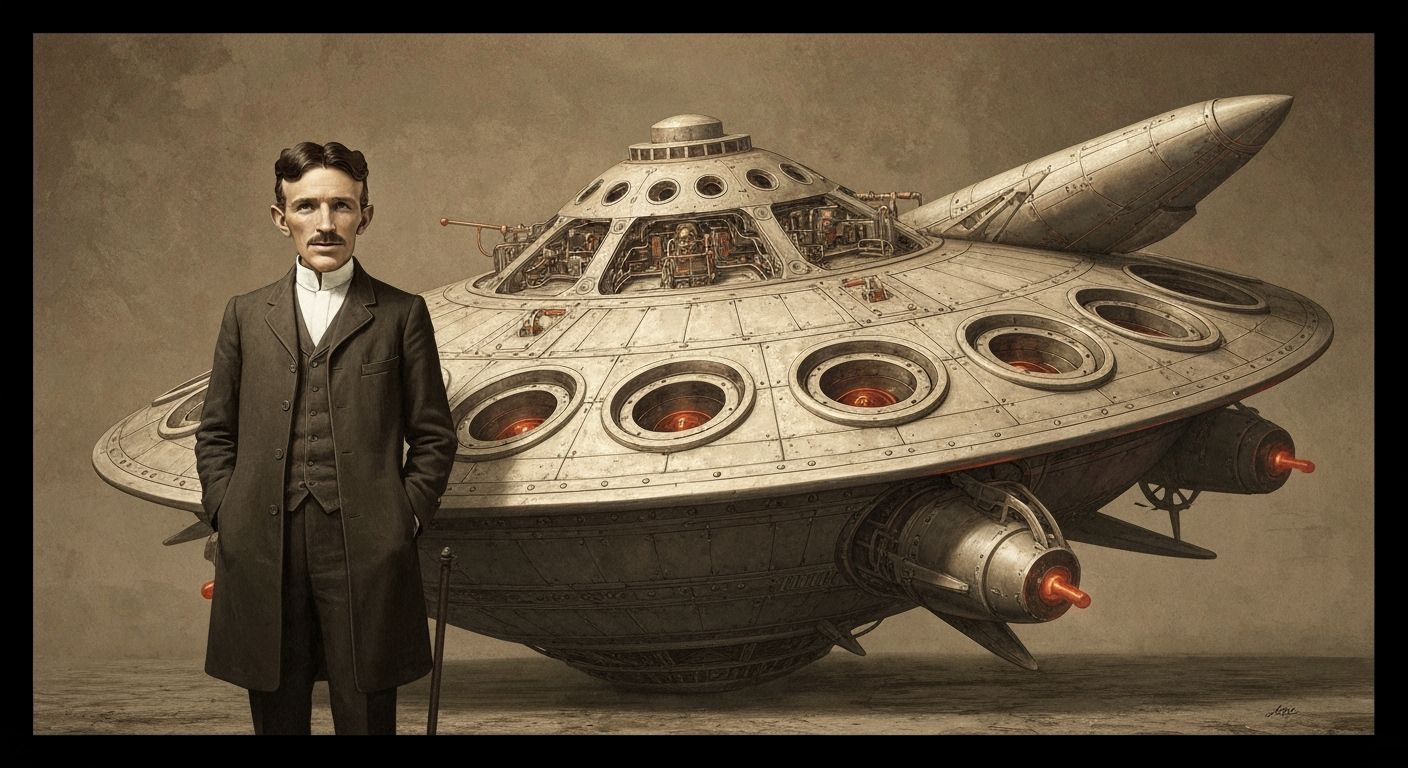 World’s First Flying Saucer  by @Iwonah