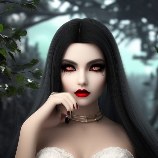 Vampire Girl II - AI Generated Artwork - NightCafe Creator