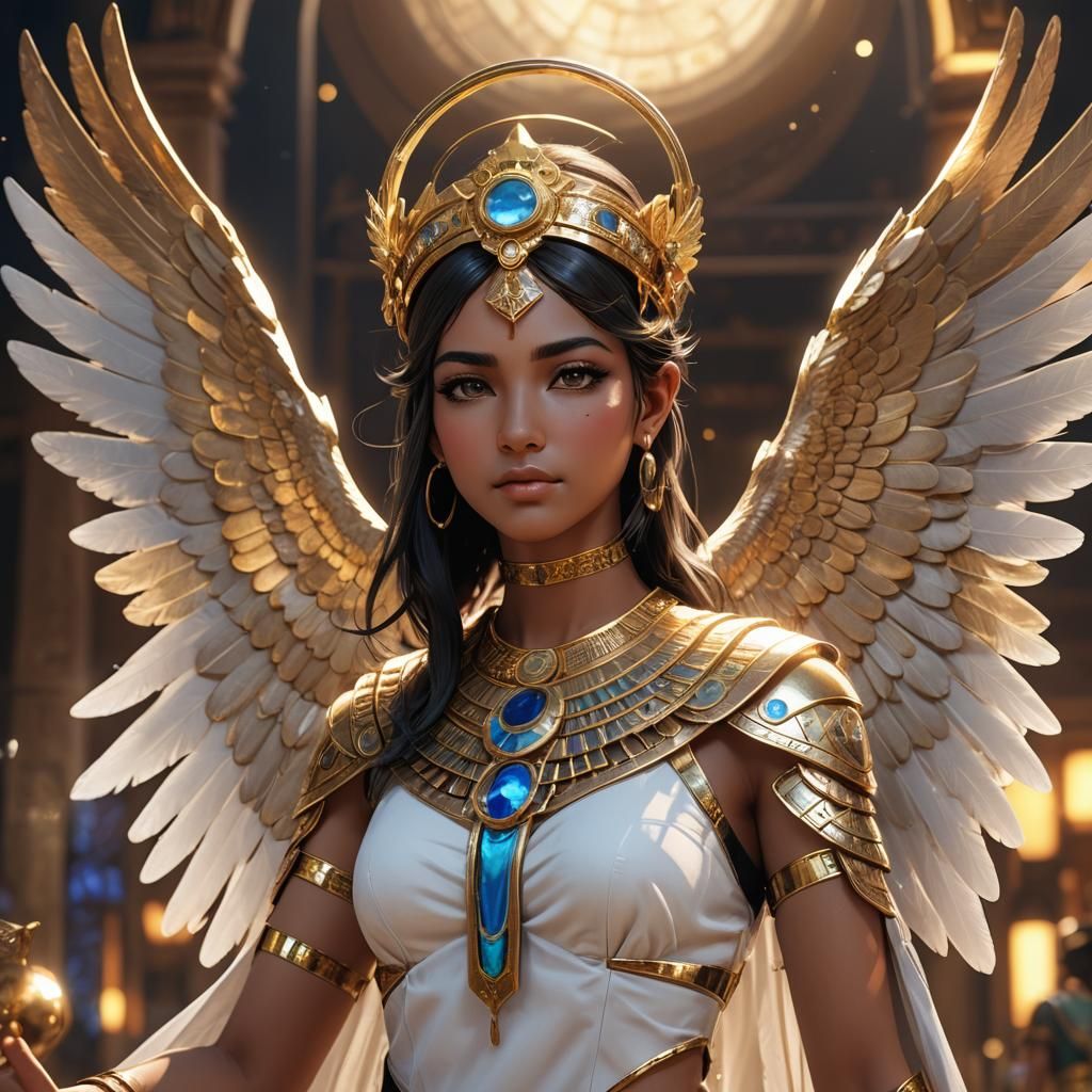 Egyptian angel queen