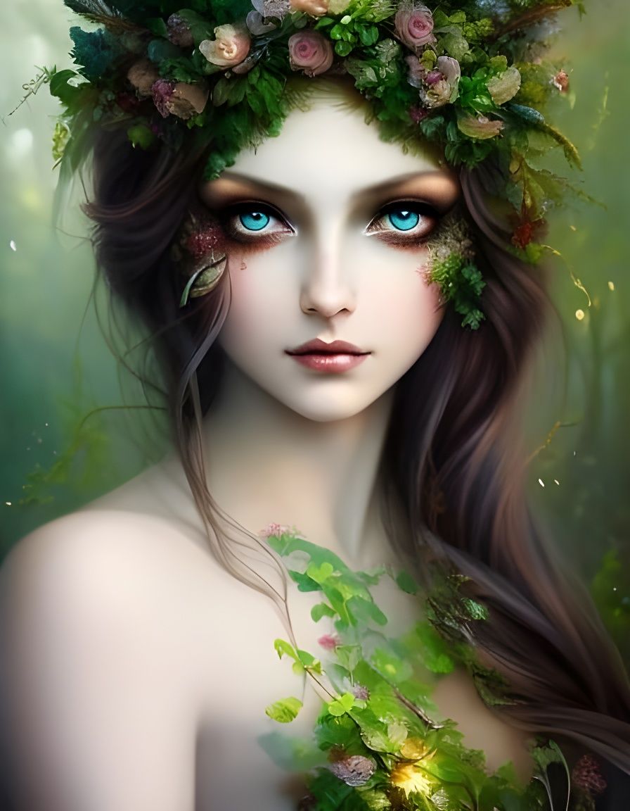 Fairy of the Woods - AI Generated Artwork - NightCafe Creator