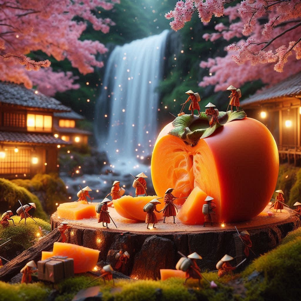 Yummy Persimmon for the Entire Village : Secret Life of Ants