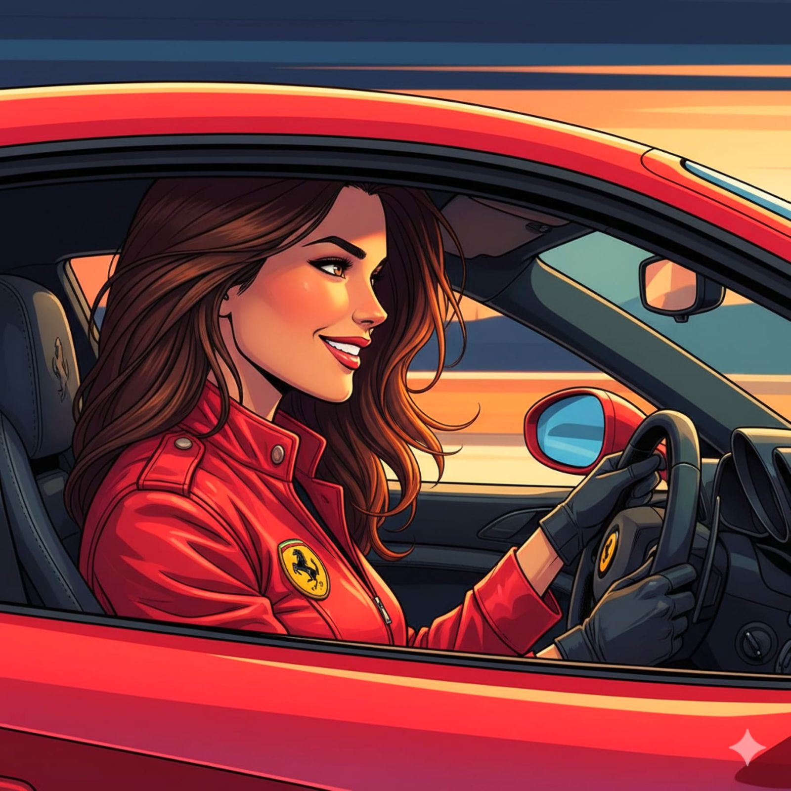 Pretty Ferrari Driver, #2