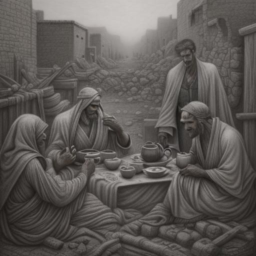 Jericho was not safe until the baby was born and they all drank tea