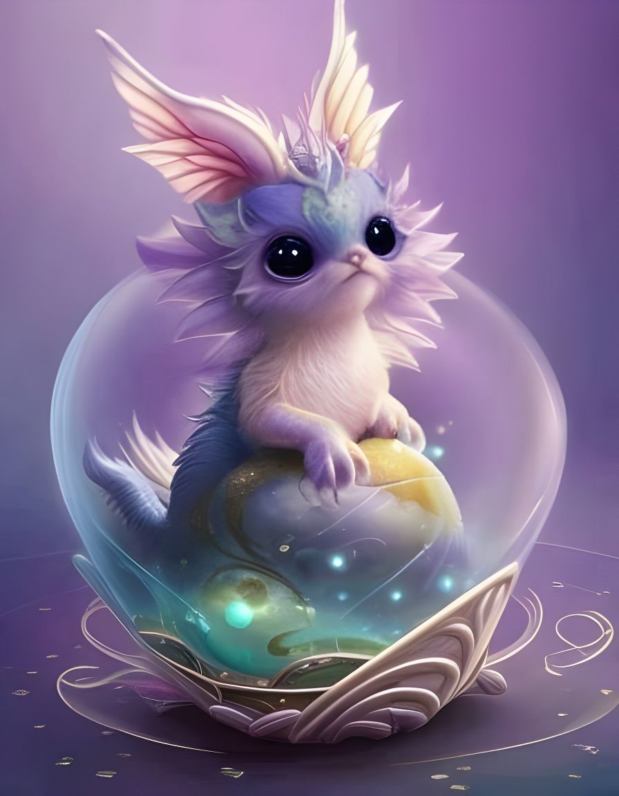 Mythical Creature of Cuteness - AI Generated Artwork - NightCafe Creator