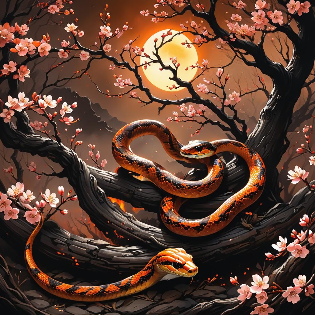 Orange Snake