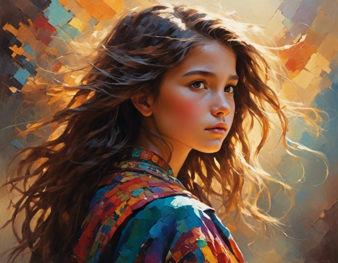 Portrait of a Girl - AI Generated Artwork - NightCafe Creator