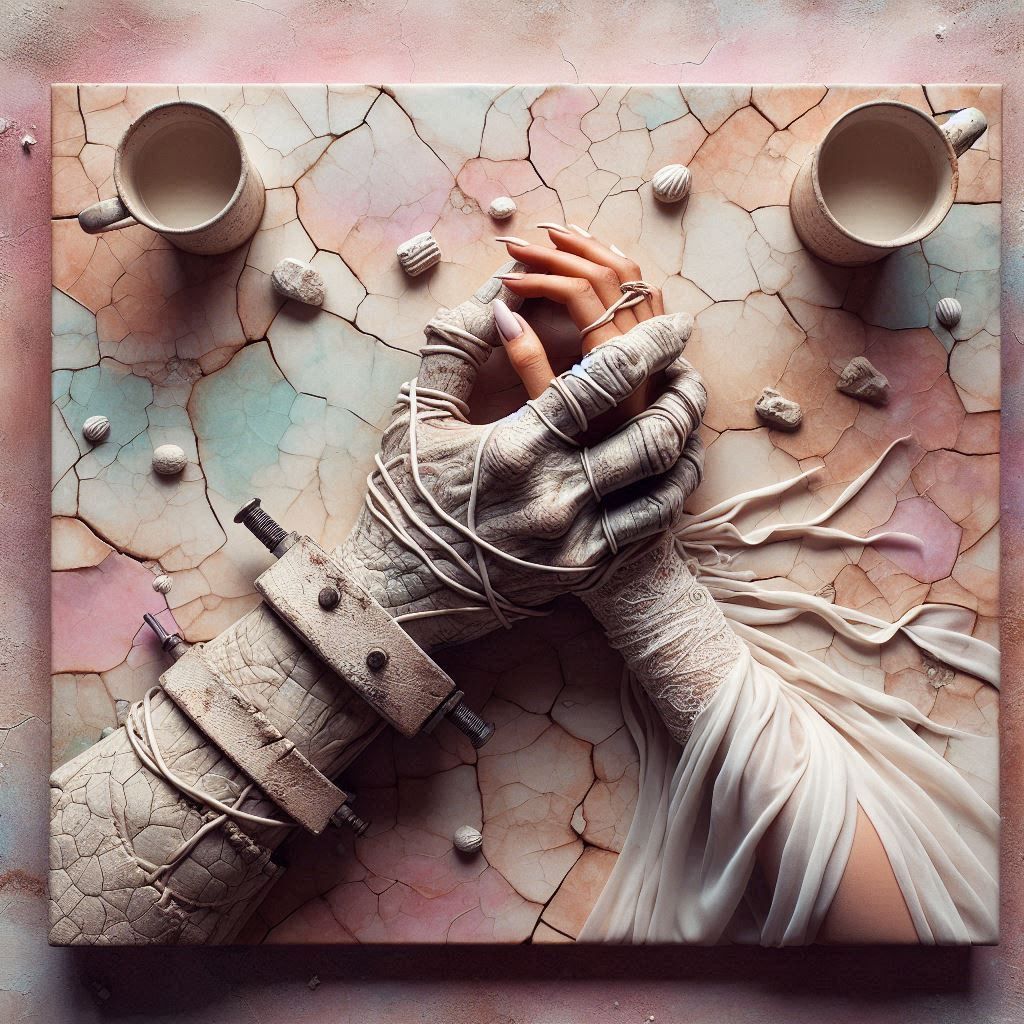 nightcafé bindin' love stitched by bride's blindfold masterp...