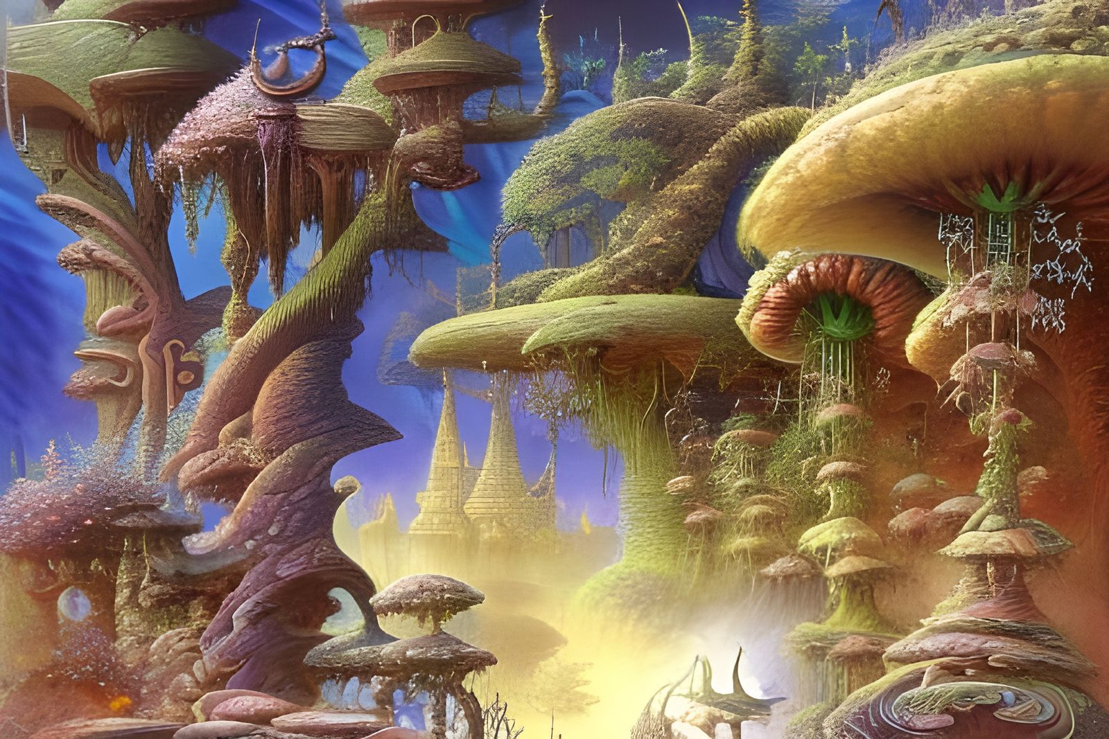 Fantasy Landscape - AI Generated Artwork - NightCafe Creator